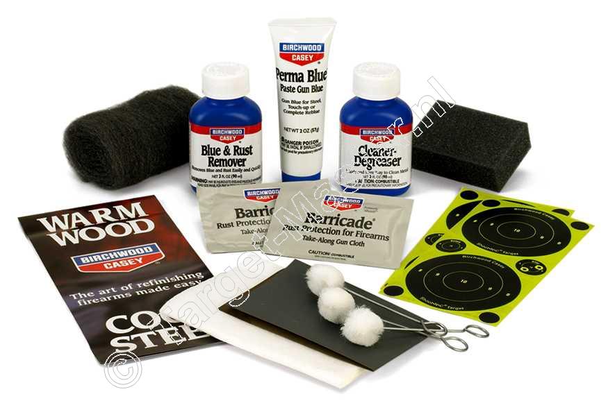 BIRCHWOOD CASEY  -  Blauw Set  -  PERMA BLUE PASTE GUN BLUE KIT
